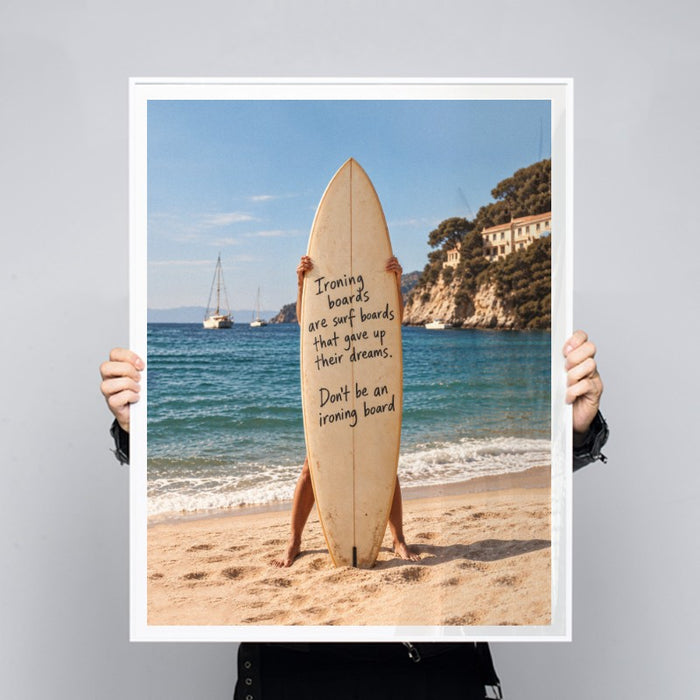 Be A Surfboard — Art Print Vertical #03
