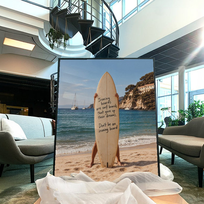 Be A Surfboard — Art Print Vertical #04