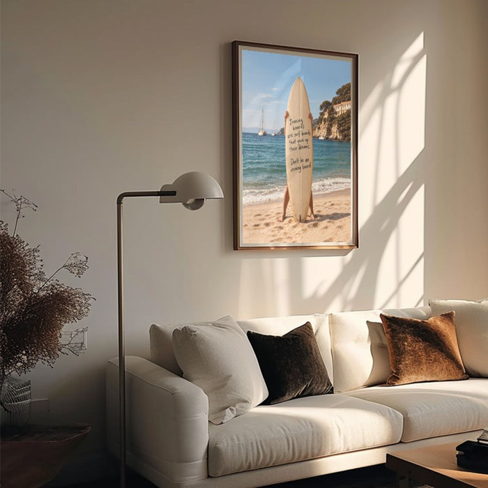 Be A Surfboard — Art Print Vertical #05