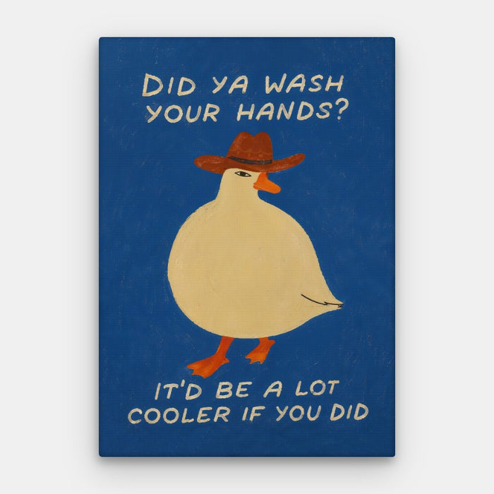 Be Cool And wash Canvas — Canvas Vertical #01
