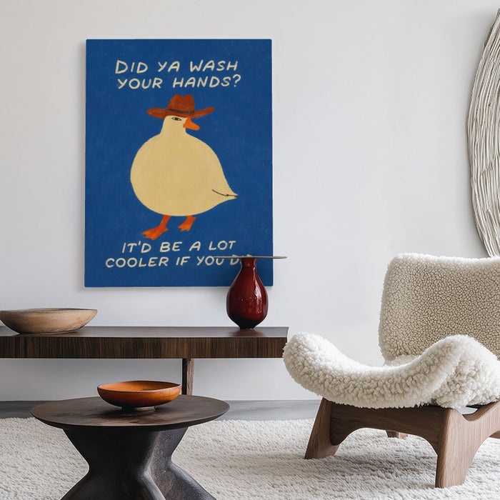 Be Cool And wash Canvas — Canvas Vertical #02