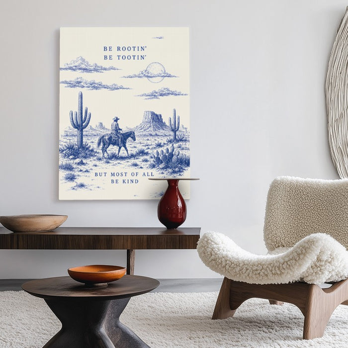 Be Rootin Be Tootin Canvas — Canvas Vertical #02