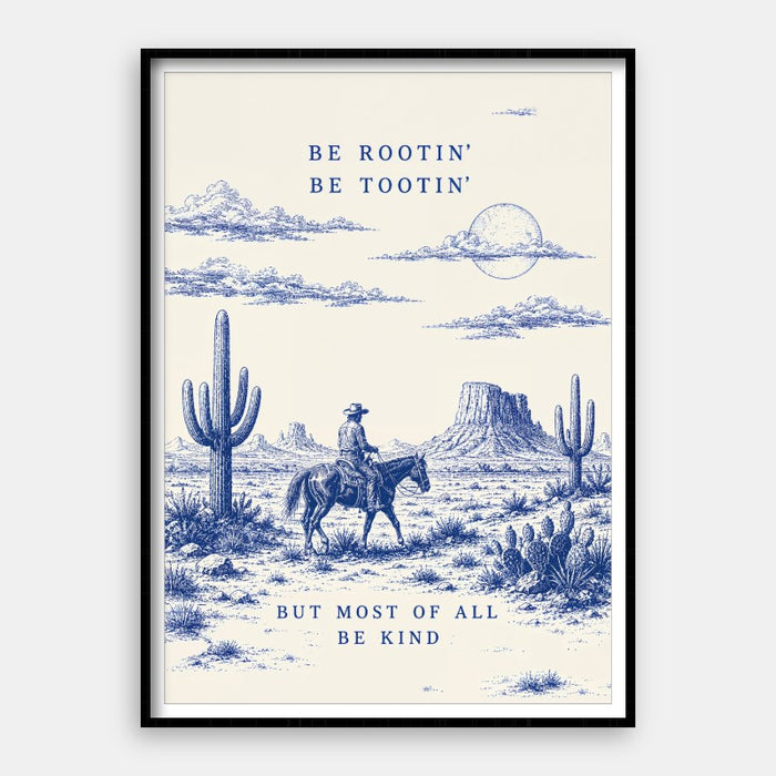 Be Rootin Be Tootin — Art Print Vertical #01