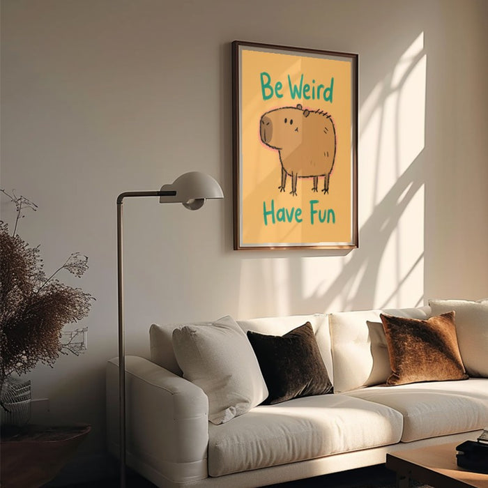 Be Weird Have Fun — Art Print Vertical #05