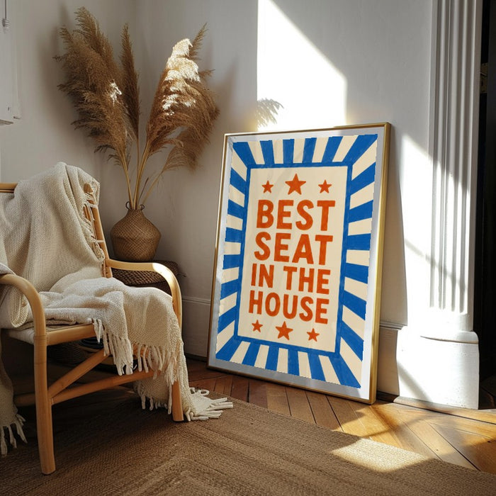 Best Seat In The House — Art Print Vertical #02
