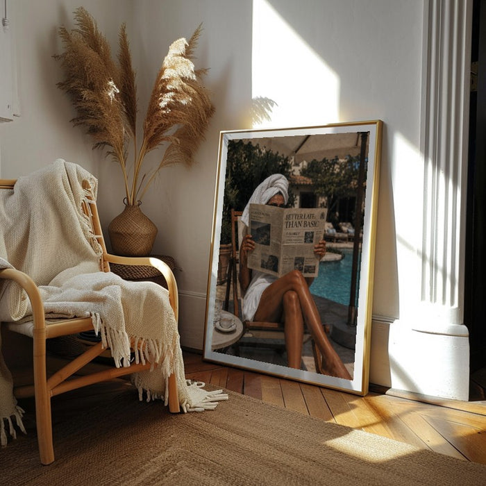 Better Late Than Basic — Art Print Vertical #02
