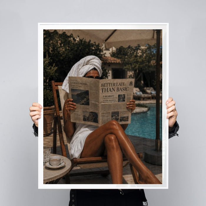 Better Late Than Basic — Art Print Vertical #03