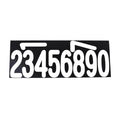 Biggie Fonts Numbers Stickers, 3-Inch, 40-Piece, Numbers White
