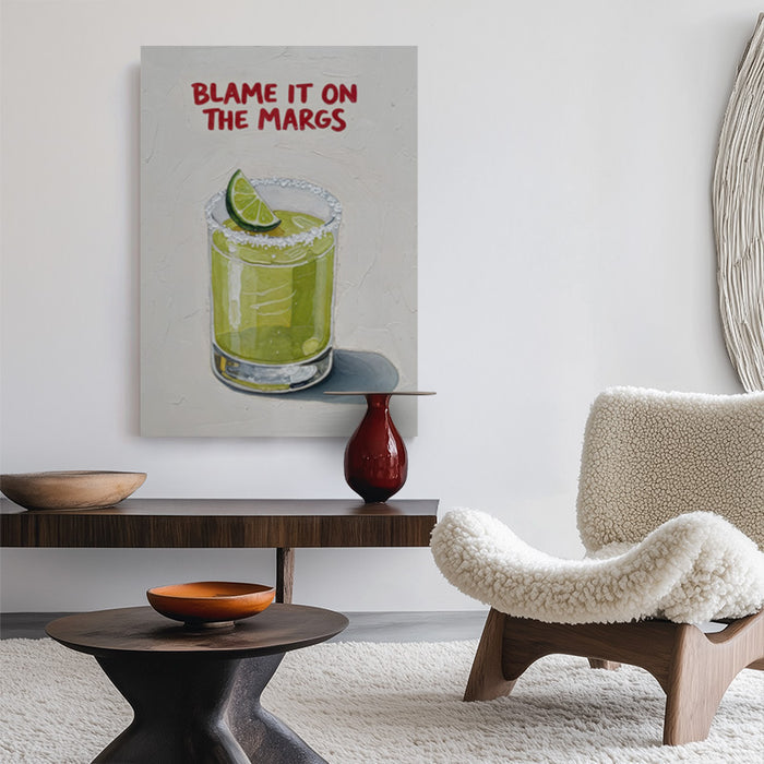 Blame The Margs Canvas