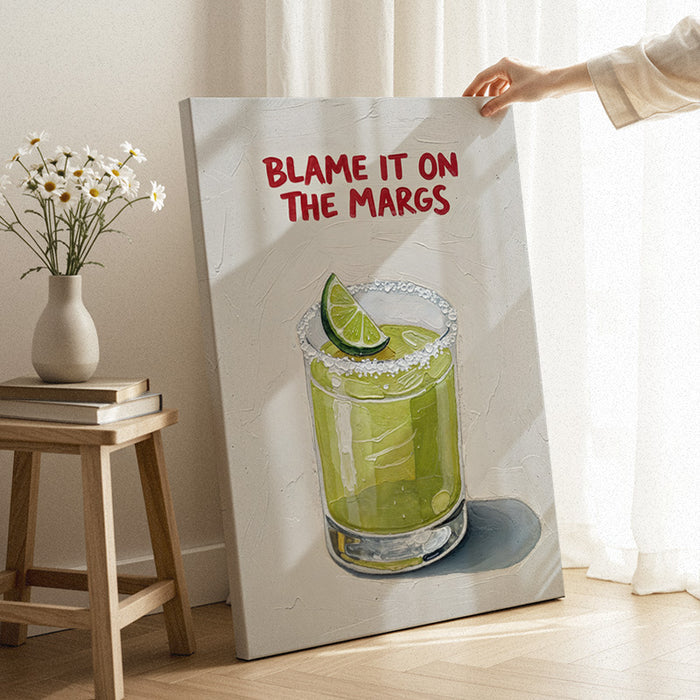 Blame The Margs Canvas