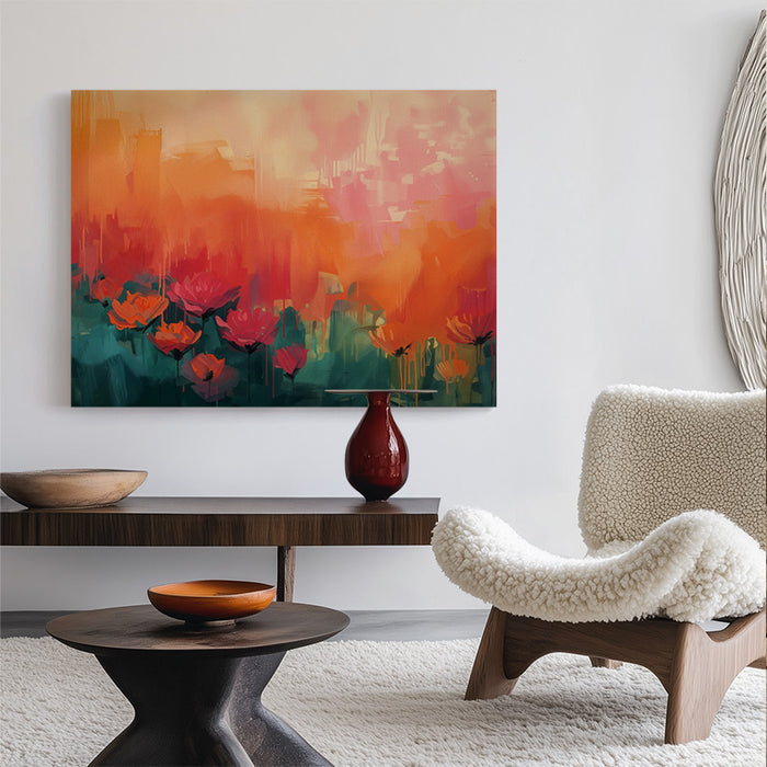 Bloom Through Fire Canvas
