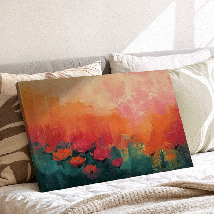 Bloom Through Fire Canvas