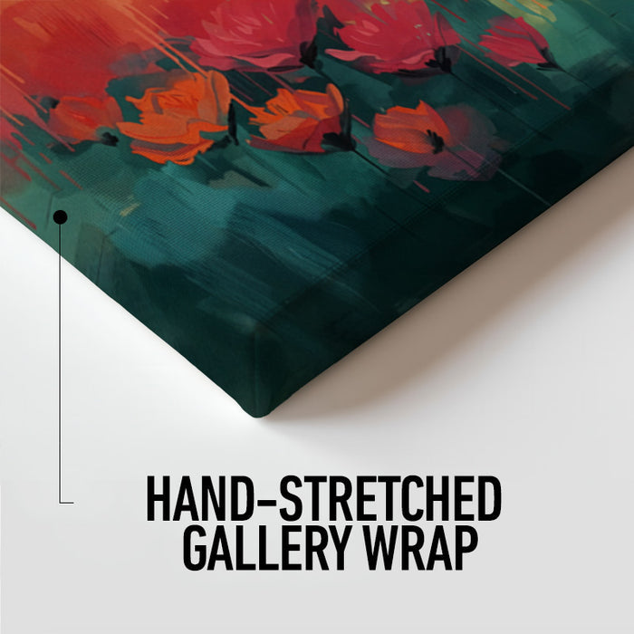 Bloom Through Fire Canvas