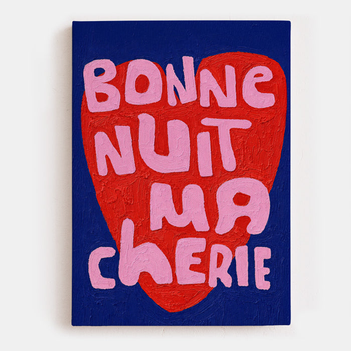 Bonne Nuit Ma Cheire Canvas