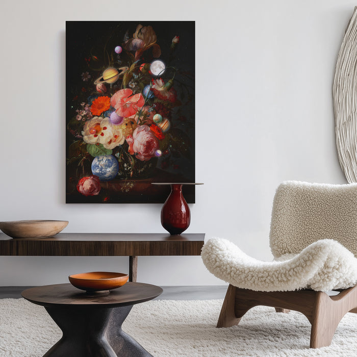 Bouquet of Planets Canvas