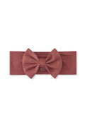 Bow Headband in Ember on a white background
