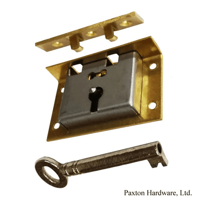 Brass Box Locks, 3/4 to pin - paxton hardware ltd