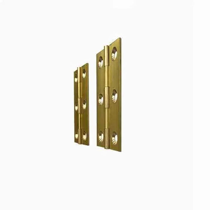 Brass Furniture Hinges, height 1-1/2 x  7/8 - paxton hardware ltd