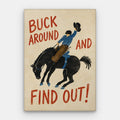 Buck Around Canvas — Canvas Vertical #01