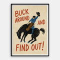 Buck Around — Art Print Vertical #01