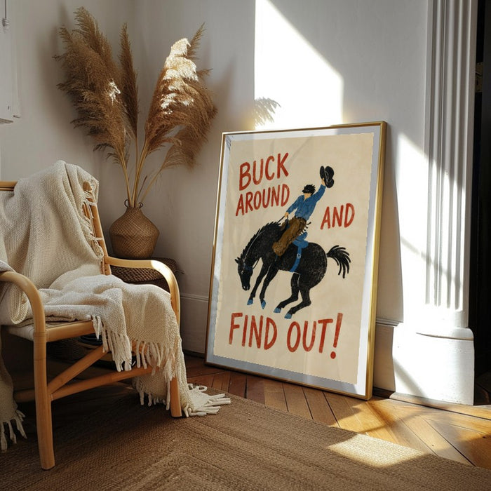 Buck Around — Art Print Vertical #02