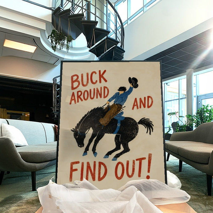 Buck Around — Art Print Vertical #04