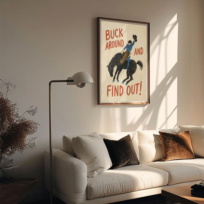 Buck Around — Art Print Vertical #05