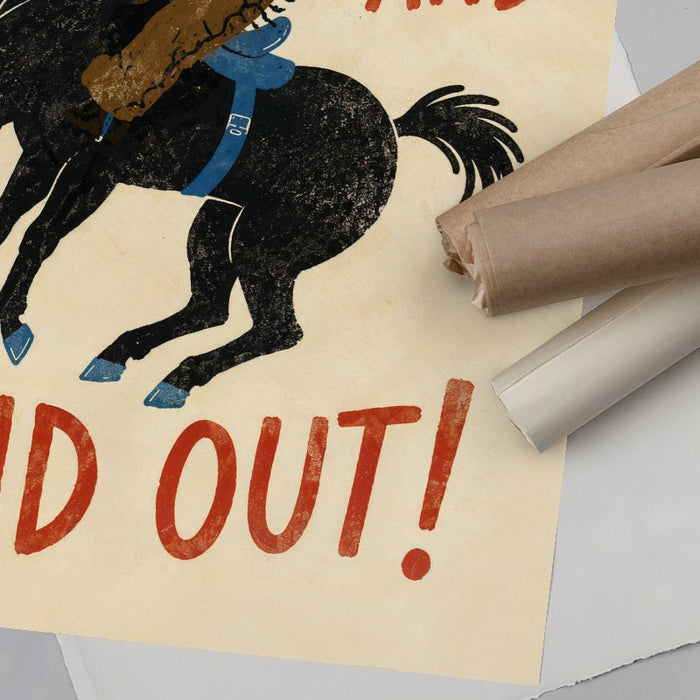 Buck Around — Art Print Vertical #06
