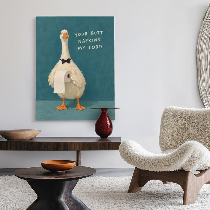 Butt Napkins Canvas — Canvas Vertical #02