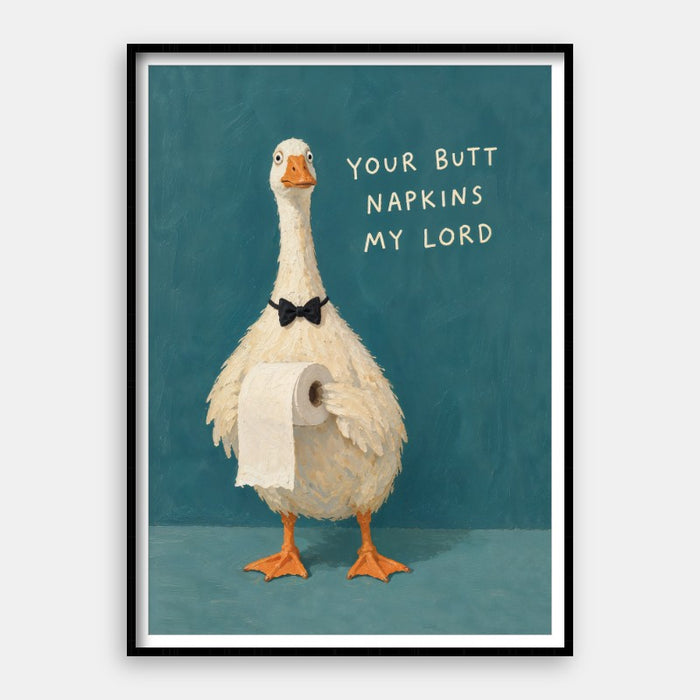 Butt Napkins — Art Print Vertical #01