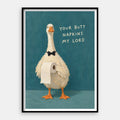 Butt Napkins — Art Print Vertical #01