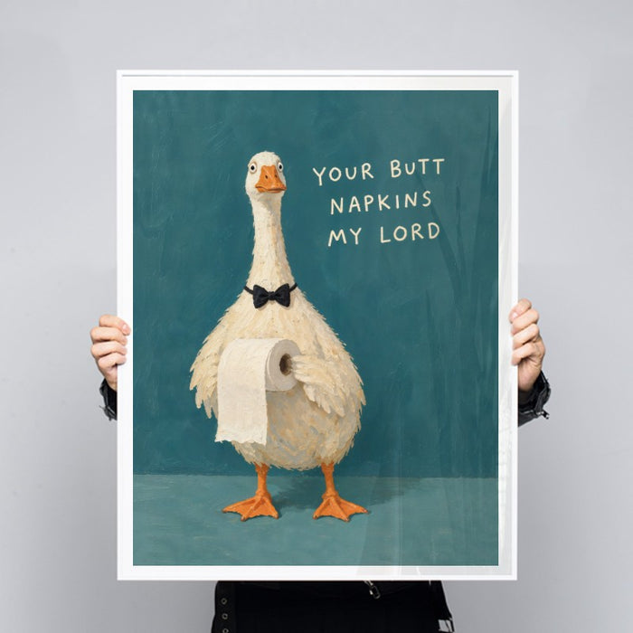 Butt Napkins — Art Print Vertical #03