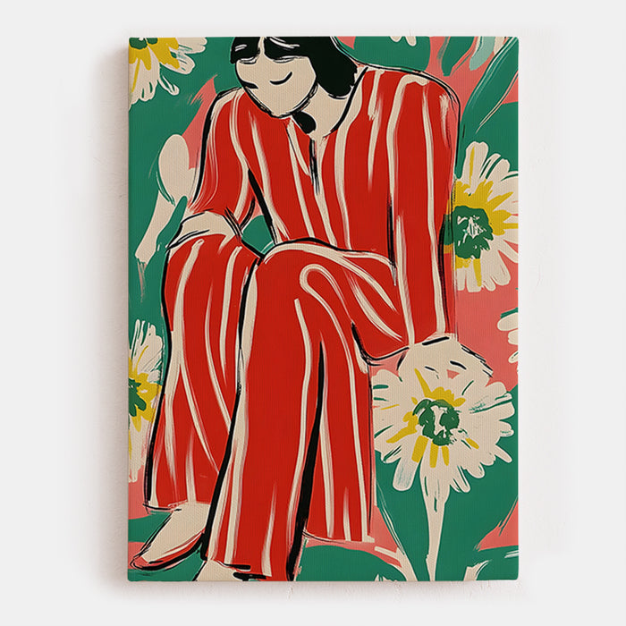 Calm In Bloom Canvas