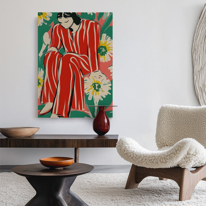 Calm In Bloom Canvas