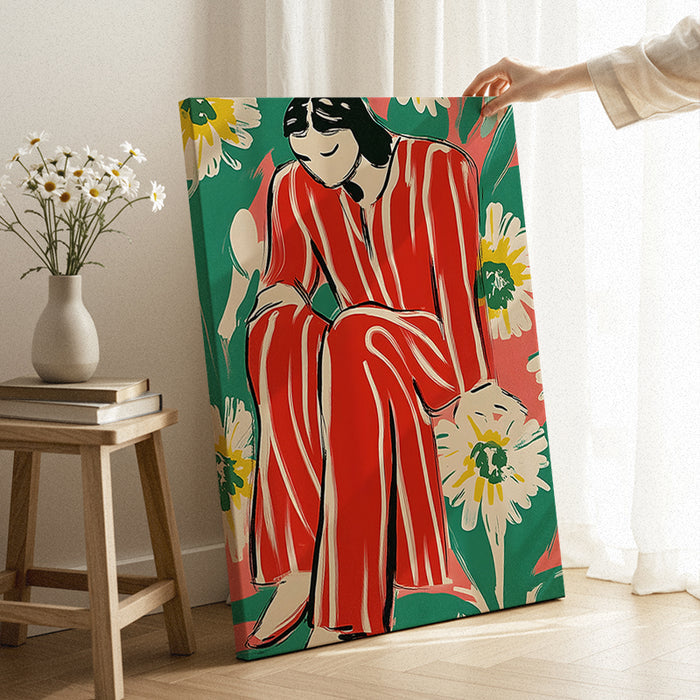 Calm In Bloom Canvas