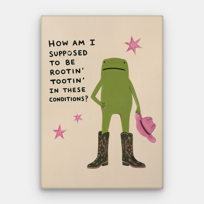 Can Not Root Toot Canvas — Canvas Vertical #01