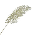 Champagne Glitter Fern Spray Pick, 33-Inch