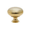Simple brass cabinet knobs, Paxton Hardware