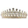 Classic Regal Pattern Jeweled Tiara, 5-Inch