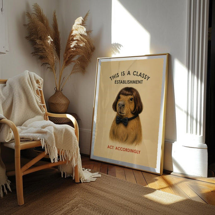Classy Establishment — Art Print Vertical #02