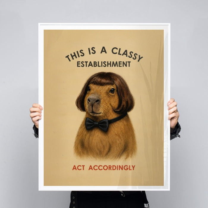 Classy Establishment — Art Print Vertical #03