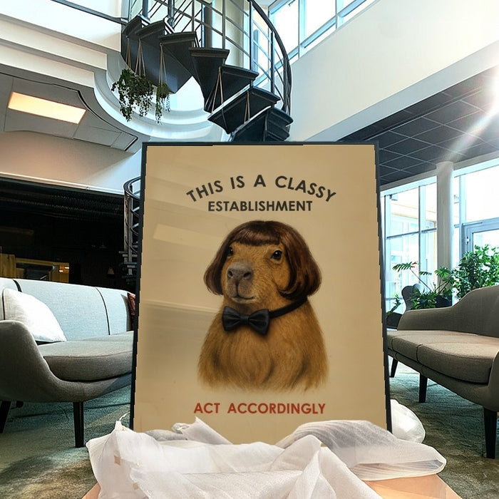 Classy Establishment — Art Print Vertical #04