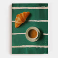 Coffee And Croissant Canvas