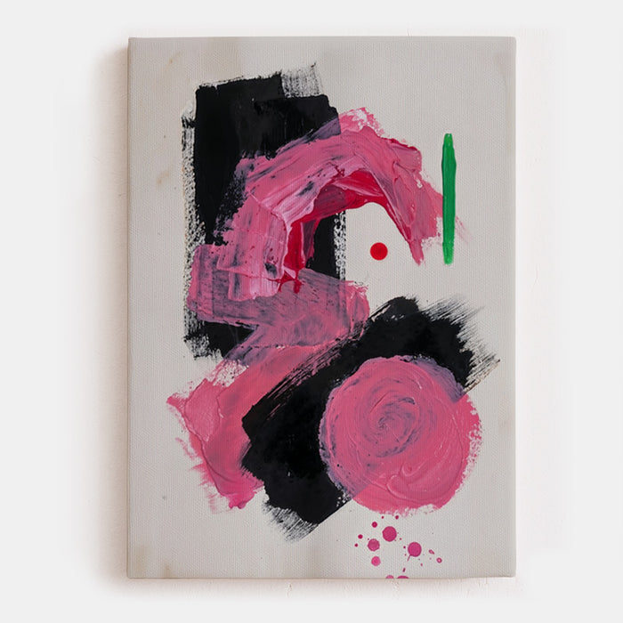 Color Breaks Through Canvas