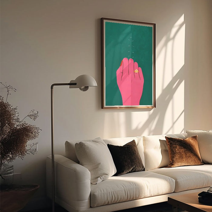 Connect The Dots — Art Print Vertical #05