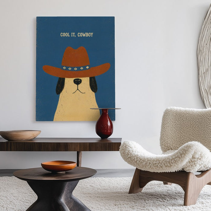 Cool It Cowboy Canvas — Canvas Vertical #02