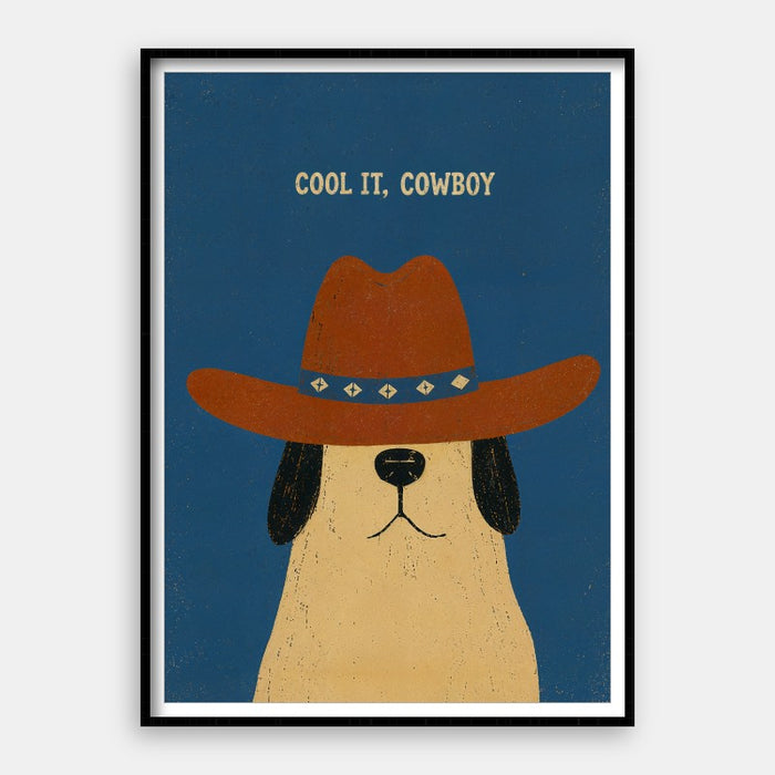 Cool It Cowboy — Art Print Vertical #01