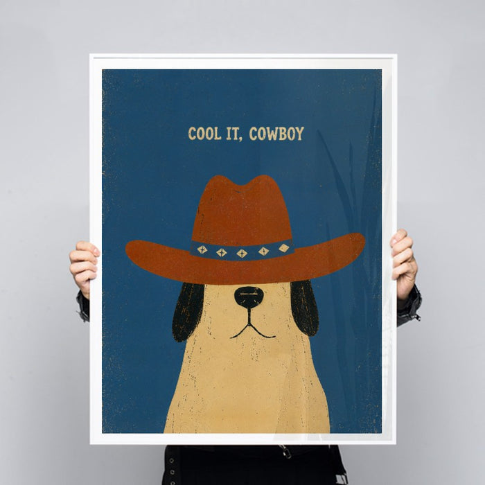 Cool It Cowboy — Art Print Vertical #03