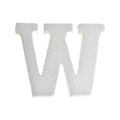 Craft Styrofoam Letter Cut Out "W", 4-3/4-Inch, 12-Count