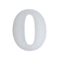 Craft Styrofoam Number Cut Out "0", 4-3/4-Inch, 12-Count